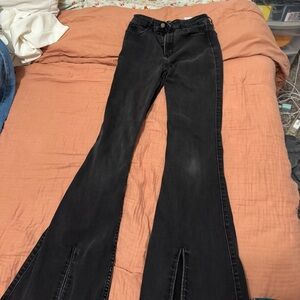 Hollister Black Flare & Wide Leg Jeans